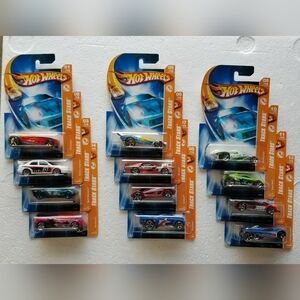 Track Stars Complete Set 1-12 Hot Wheel Cars New